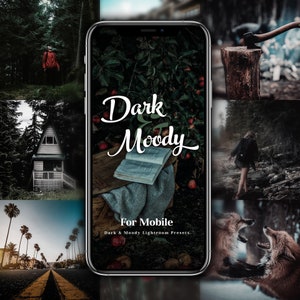 Dark & Moody Lightroom Presets: Mobile Photo Editing