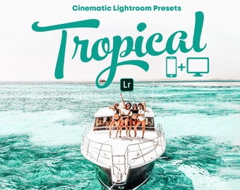 Tropical Lightroom-voorinstellingen: mobiele en desktopfilters