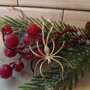 Decorazione a forma di ragno per albero di Natale
