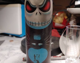 Jack Skellington candle