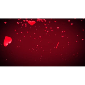 Heart and love animated background, mp4 love animation, motion graphic,  4 Color 4 files, Exploding heart, Heart, valentine