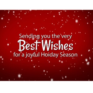 Kerst e-card voor bedrijven, e-card voor vrienden, digitale kerstkaart, geanimeerde kerstkaart, Beste wensen kaart, kerstkaart