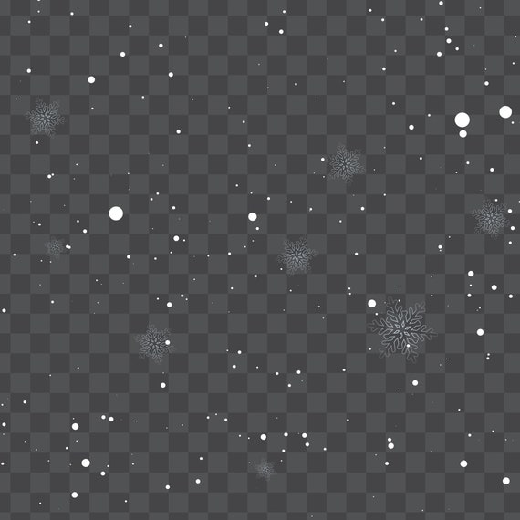 Falling Snow met transparante achtergrond overlay PNG - Etsy Nederland