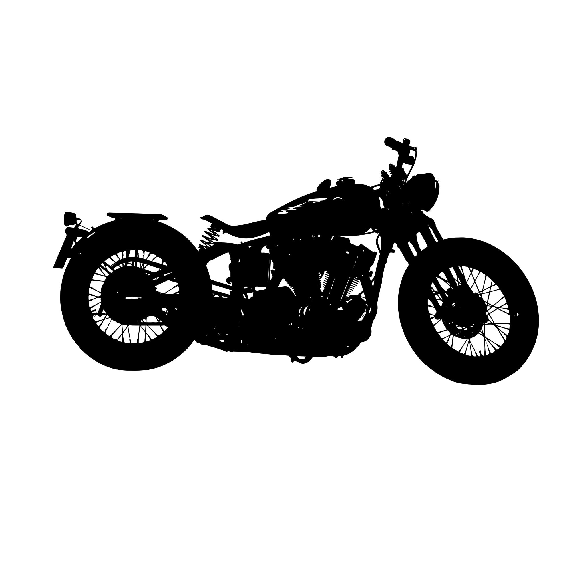 Motorcycle Svg Chopper Svg Cruiser Svg Harley Svg Clipart Etsy