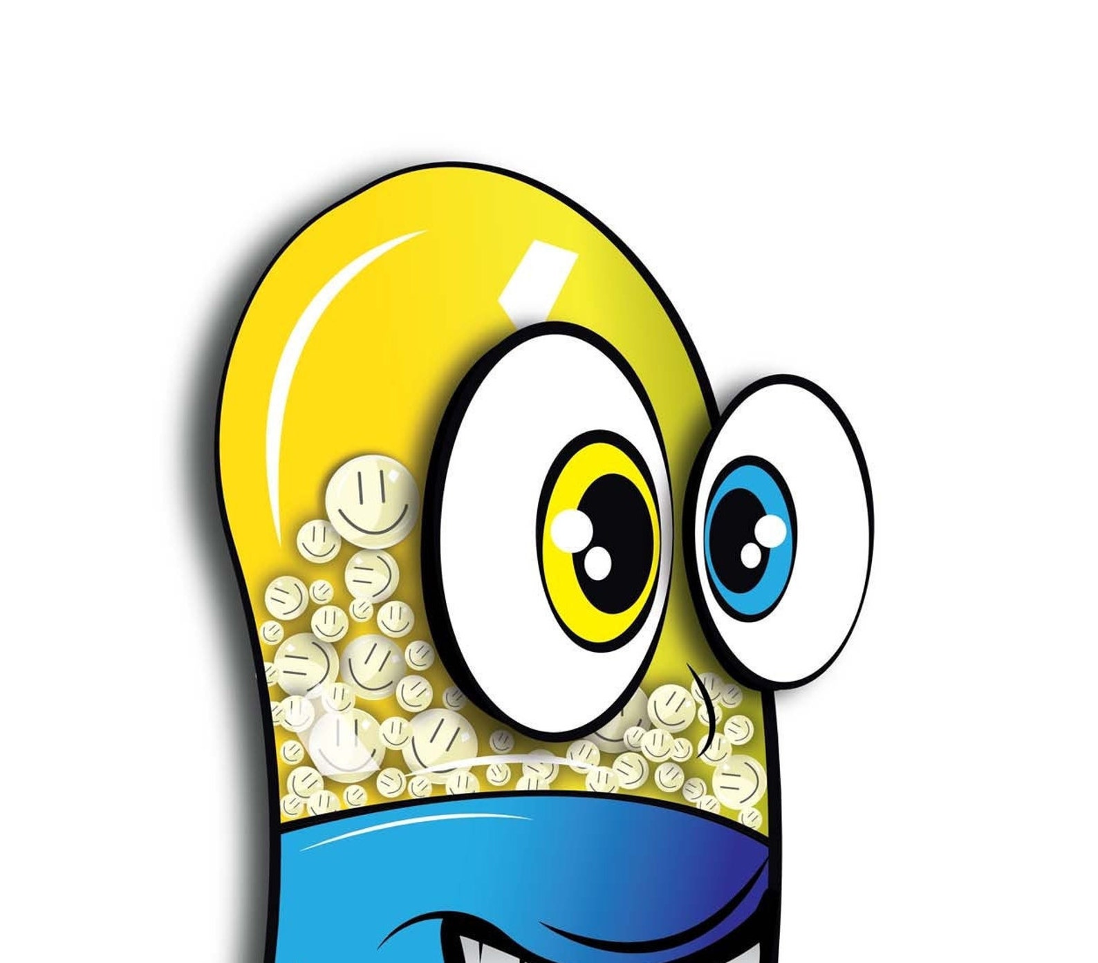 Happy Pill, Medication, Medicine Vector Image, Jpg, PNG, EPS, AI