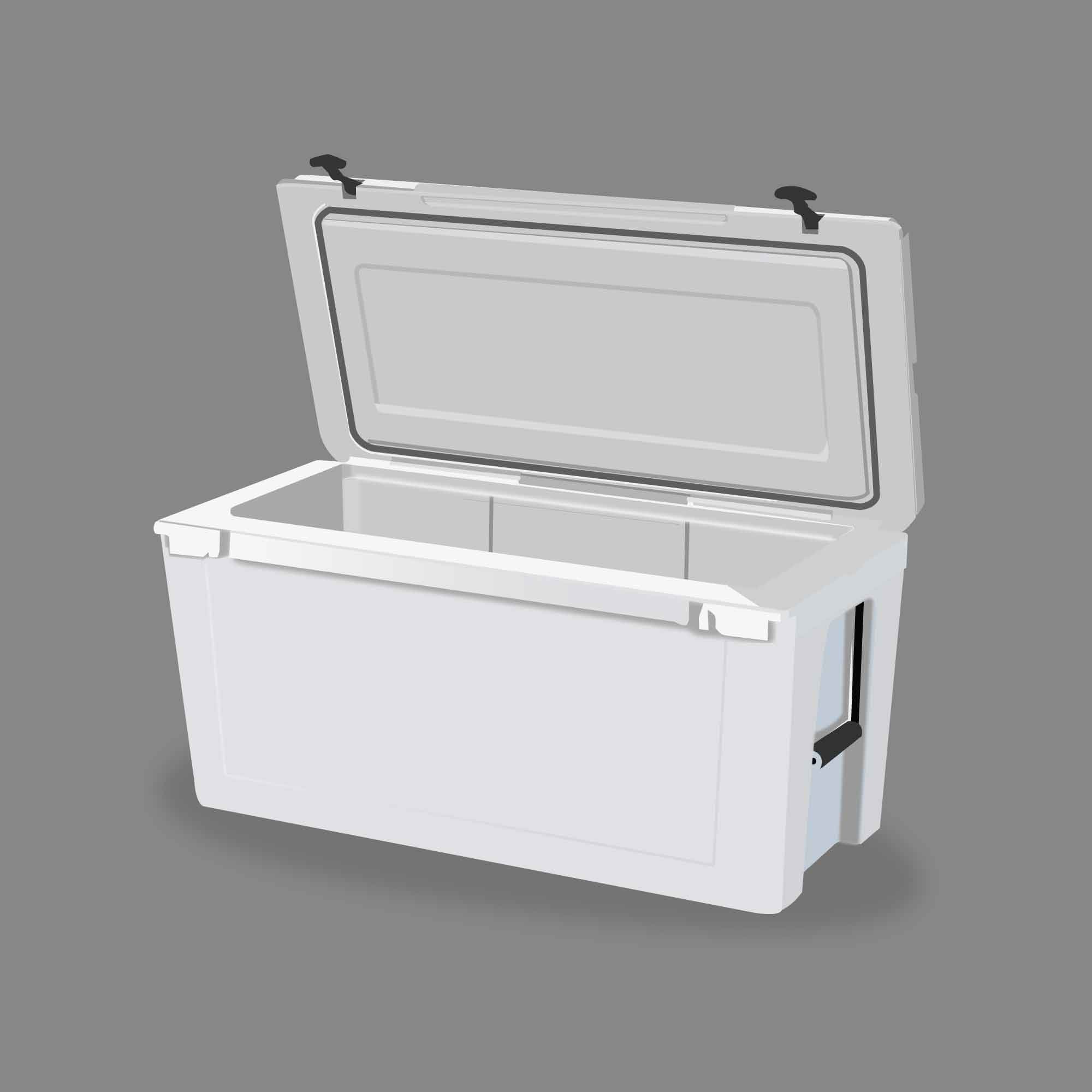 Chocolate Shipping Cooler. Styrofoam Cooler AND Ice Pack for