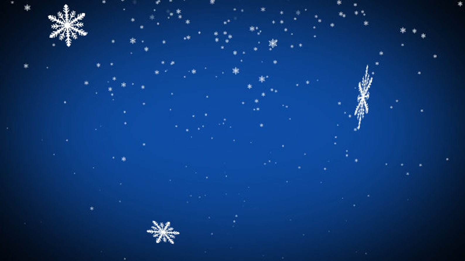 Holiday and Winter Season Background, Animated Snow, Mp4, Blue