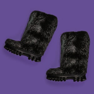 Coyote bontlaarzen voor heren mukluks vikinglaarzen yeti | Etsy België