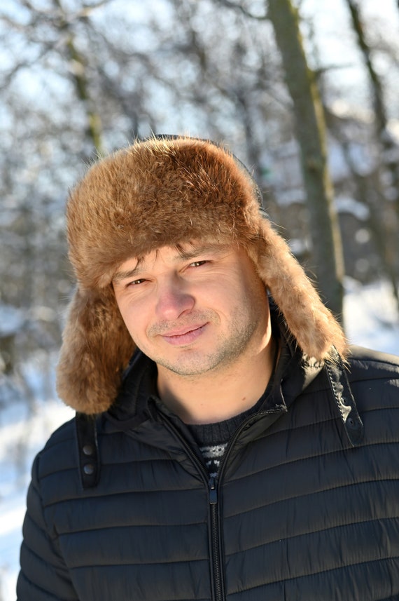 CUCUBA Cappello di Pelle di Montone Shearling Invernale