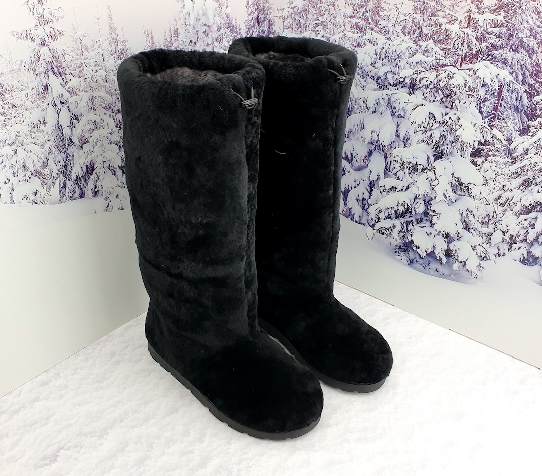 sheepskin winter boots
