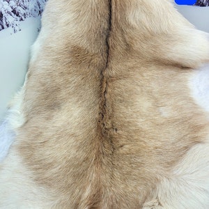Super fluffy Brown gray real goat fur boots for women image 8