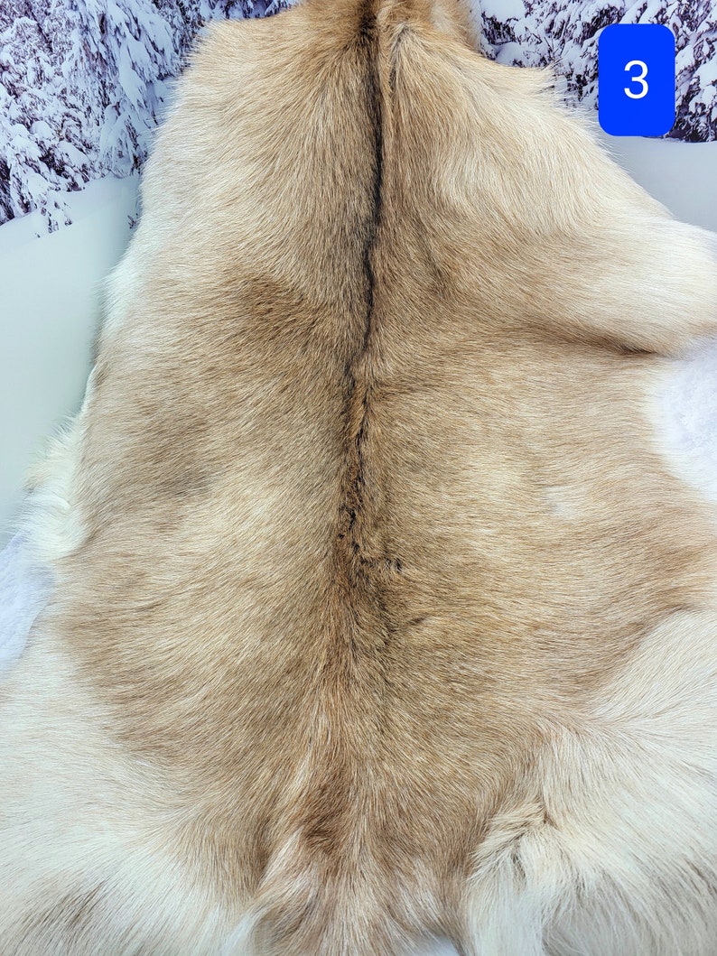 Super fluffy Brown gray real goat fur boots for women image 8