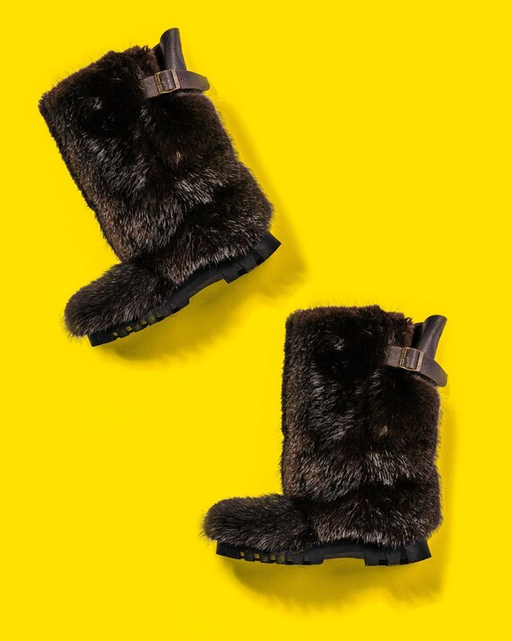 men's fur snow boots
