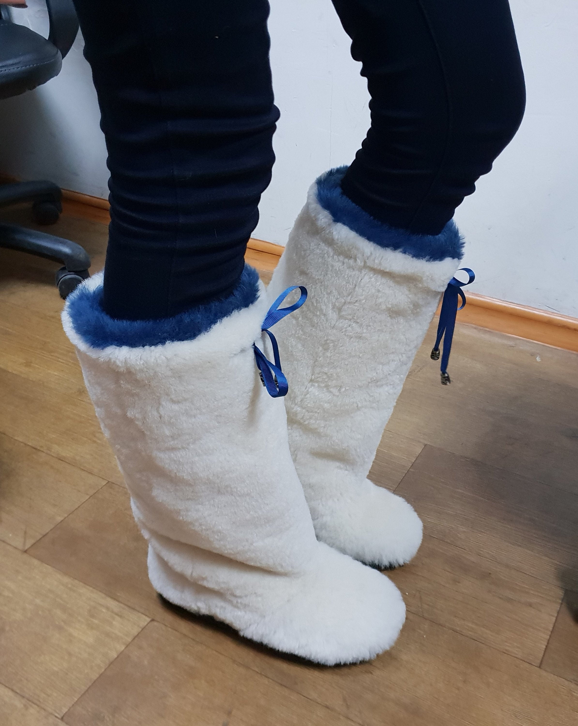 sheepskin winter boots