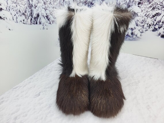 Furry boots on sale best sale
