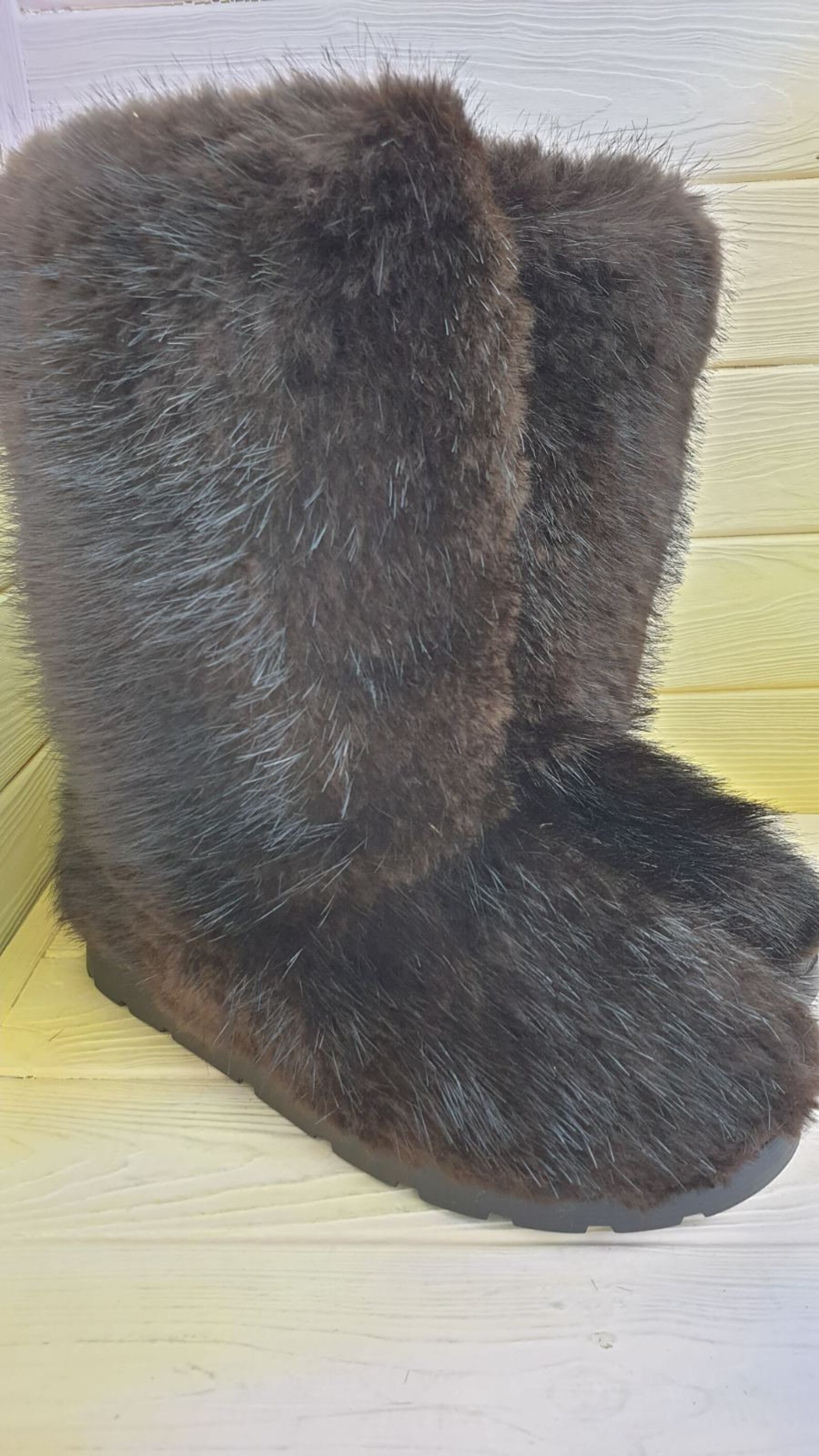 Beaver fur boots for women mukluks yeti boots winter boots Etsy