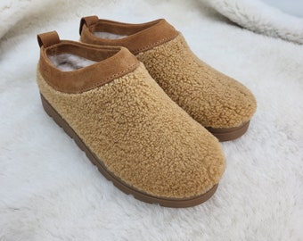 Taddy Real fur slip-ons Sheepskin cloges fur boots Outdoor shoes