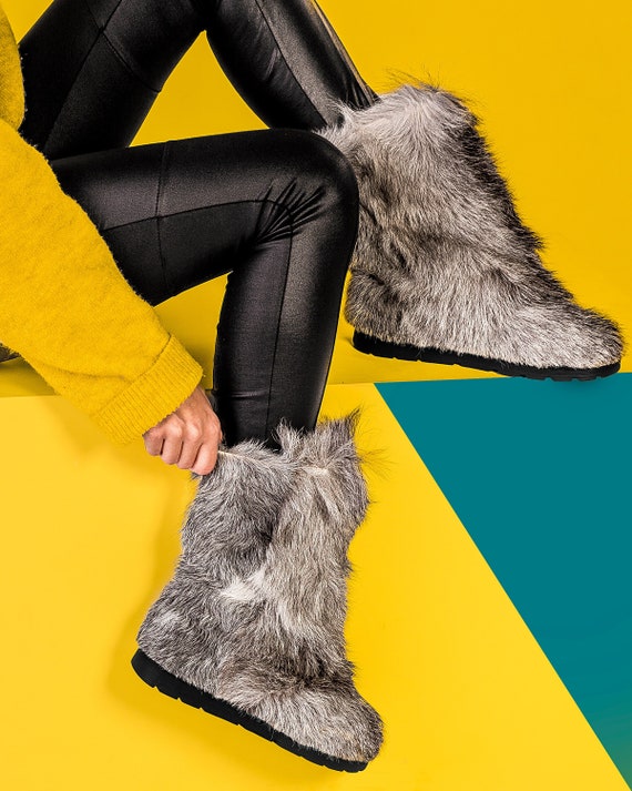 eskimo boots with fur