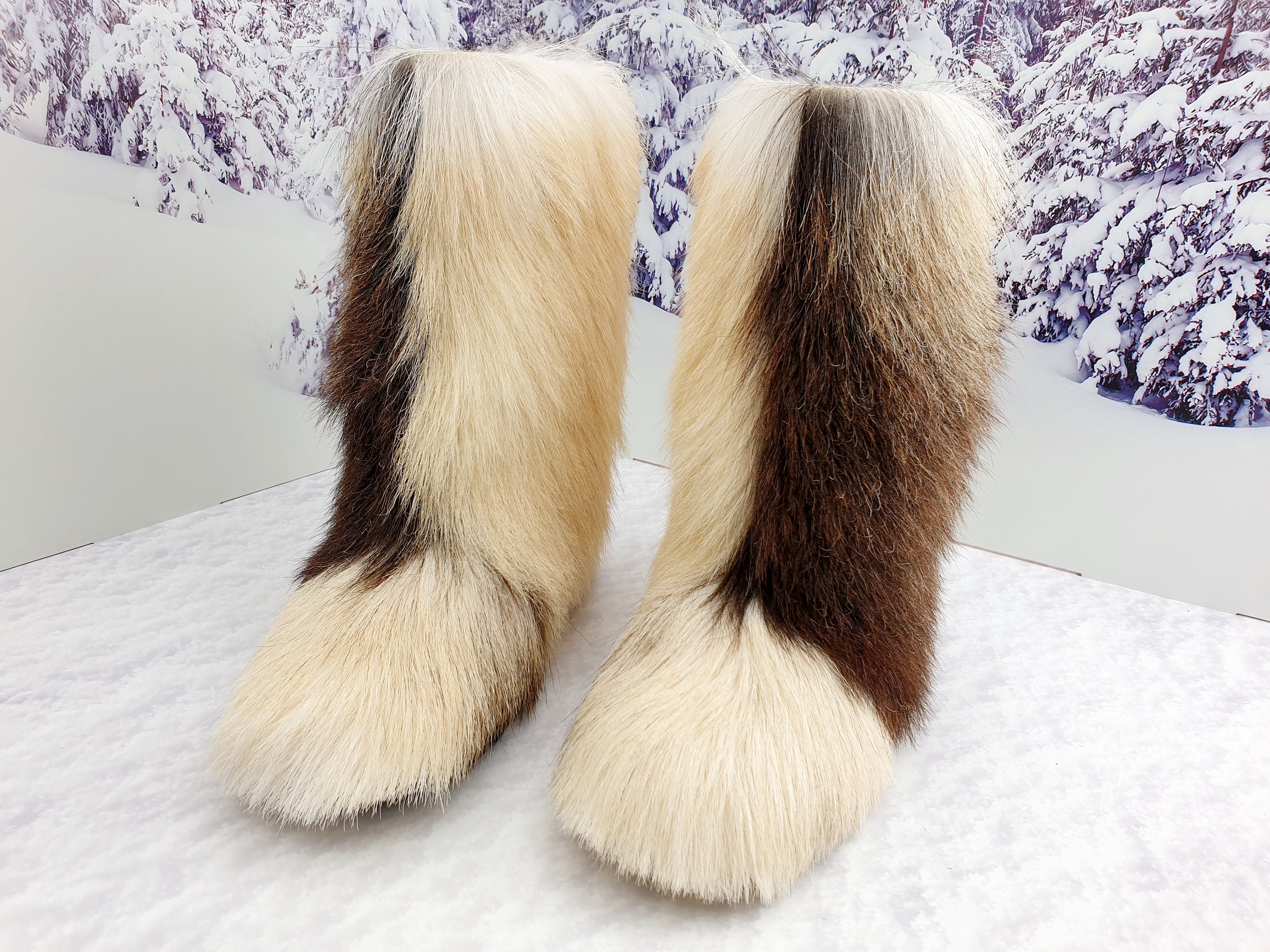 Age of Innocence Yeti Faux-Shearling Snow Boots - Neutrals