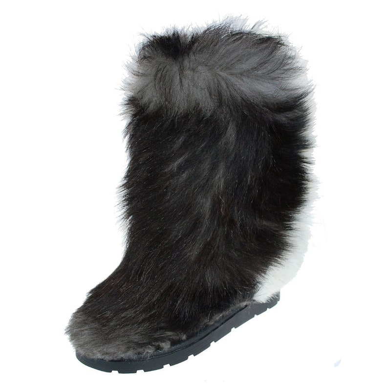 cheap furry eskimo boots