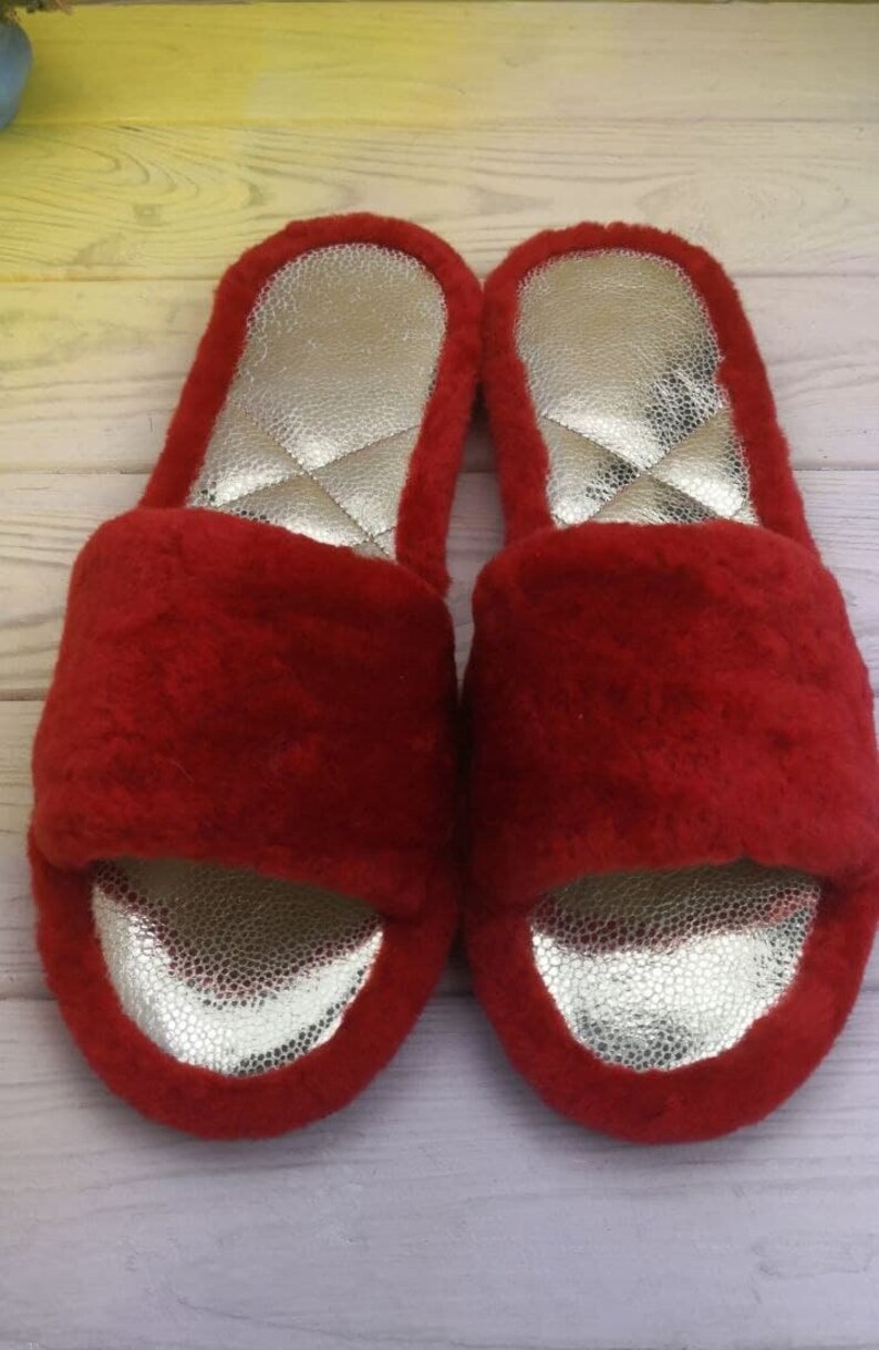 sheepskin house shoes