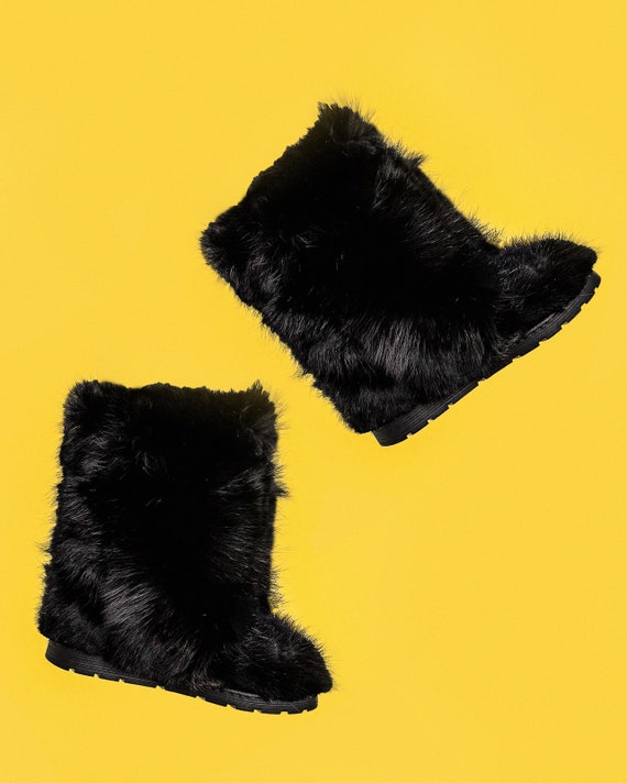 Red Fox fur boots for women, mukluks, yeti boots, Eskimo boots, long boots