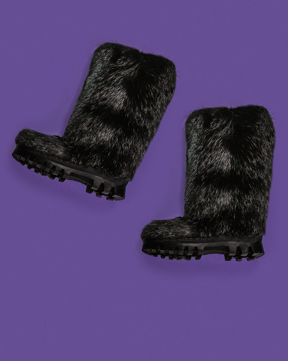 Real Nutria Fur Men Winter Boots Mukluk Viking Boots -  Norway