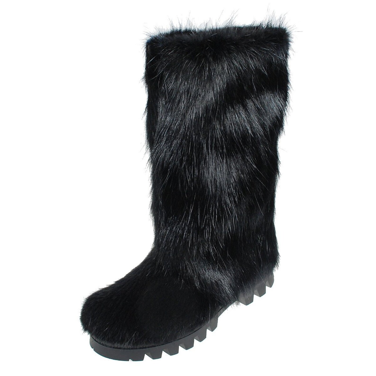 Black fur boots for men mukluksviking boots yeti boots Etsy