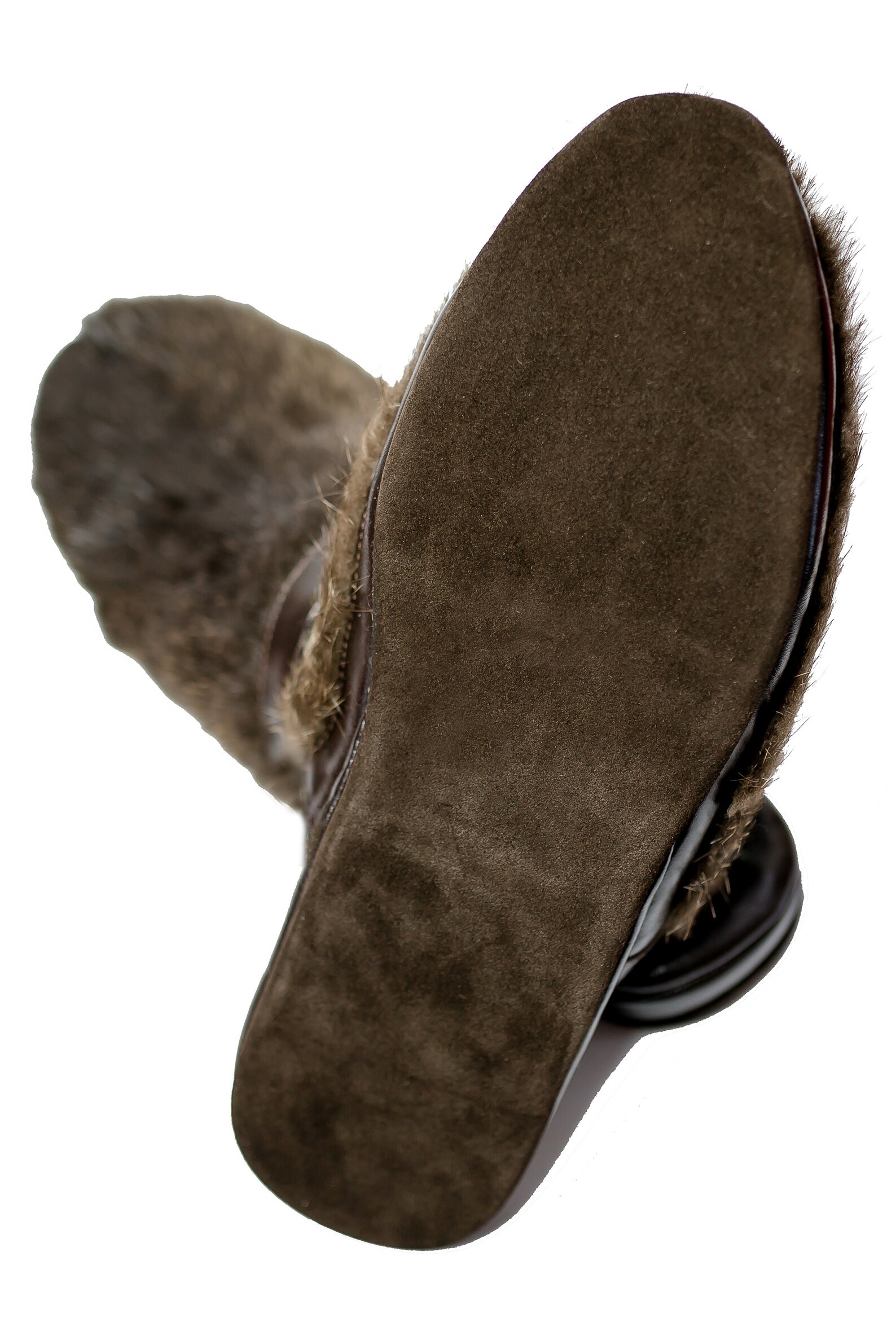 Brown Slippers Men's House Shoes Leather Slippersbrown Etsy