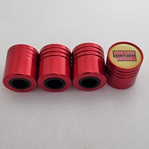 Only Fools Huge Deluxe Wheel Valve Dust Caps. Non Stick Worlds biggest 6 colours all Cars Bikes