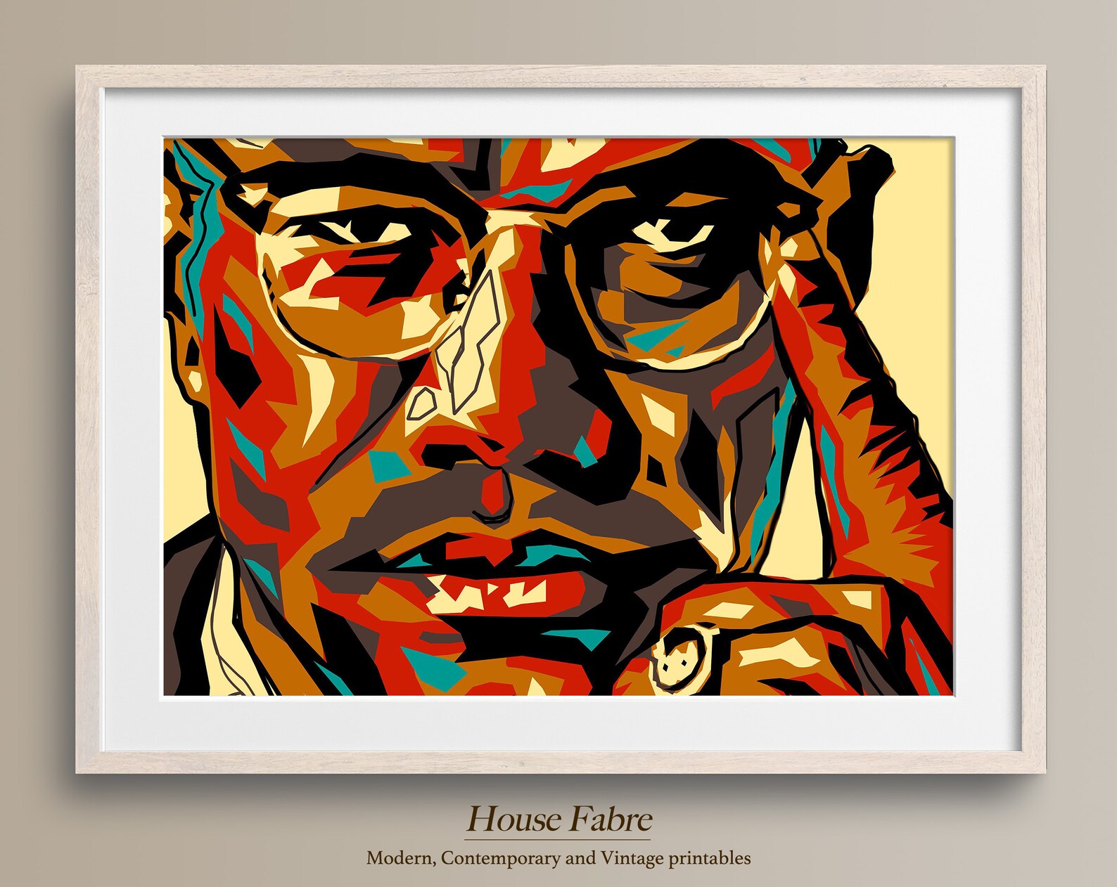Malcolm X Pop Art Wall Art Print Printable Digital Files Etsy UK