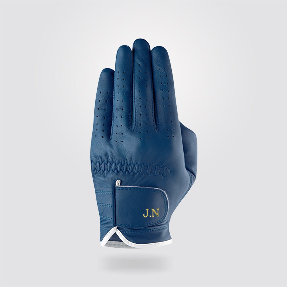 Royal Blue Premium Personalized Cabretta Leather Golf Glove (MEN) The Perfect Golf Gift