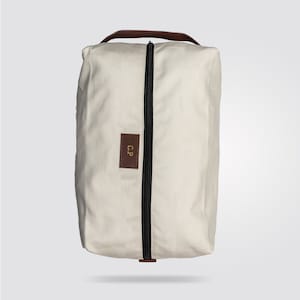 Personalized Premium Golf Shoe Bag (Ivory) The Perfect Golf Gift