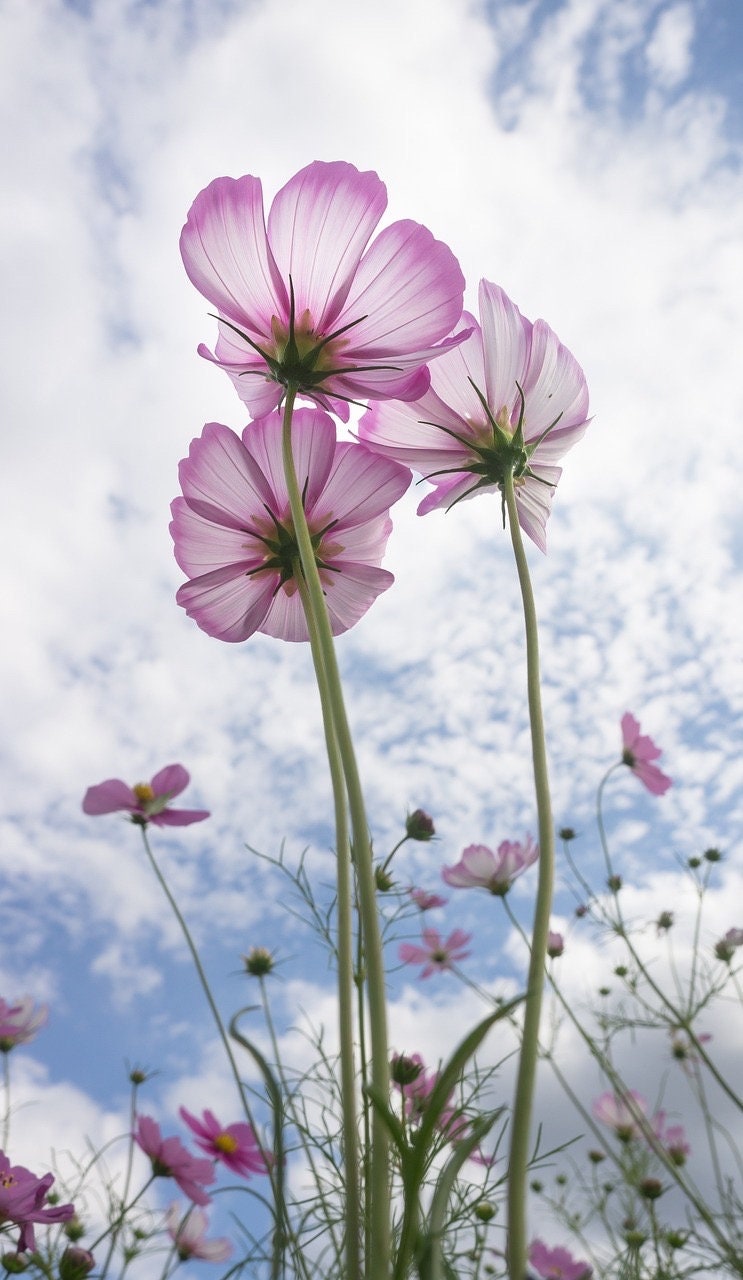 Bulk Candy Stripe Cosmos Seeds, Cosmos Bippinatus CO071C