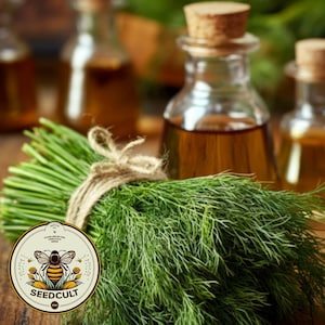 Bulk Organic Dill Seeds, Anethum graveolens, Medicinal Culinary Herb AN201C