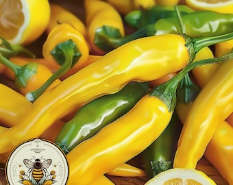 NEW! Lemon Drop Hot Pepper Seeds, Capsicum Annuum, CH2325