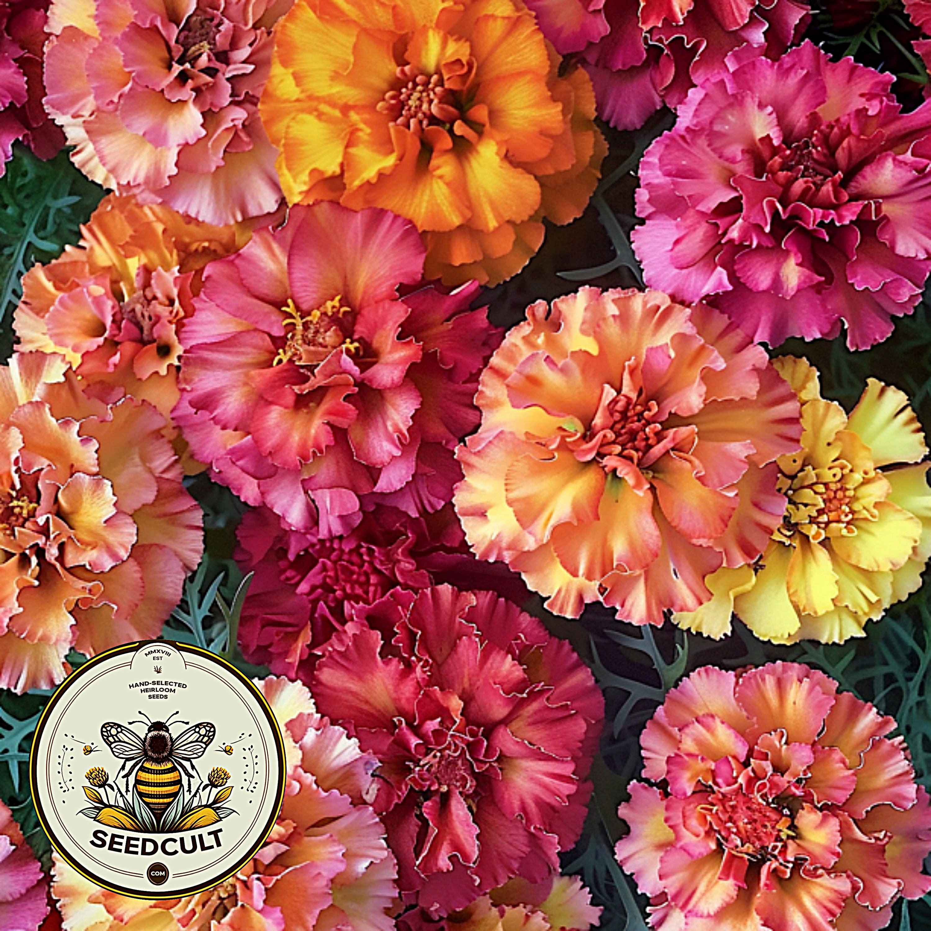 特価商品  Strawberry Blonde Etsy - TG4310 Patula Tagetes Seeds, Marigold ワンピース