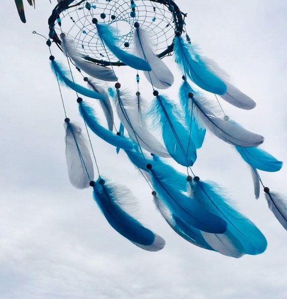 Woodland Feather Mobile Blue And Gray Dream Catcher Mobile Etsy Woodland Feather Mobile Blue And Gray Dream Catcher Mobile Etsy