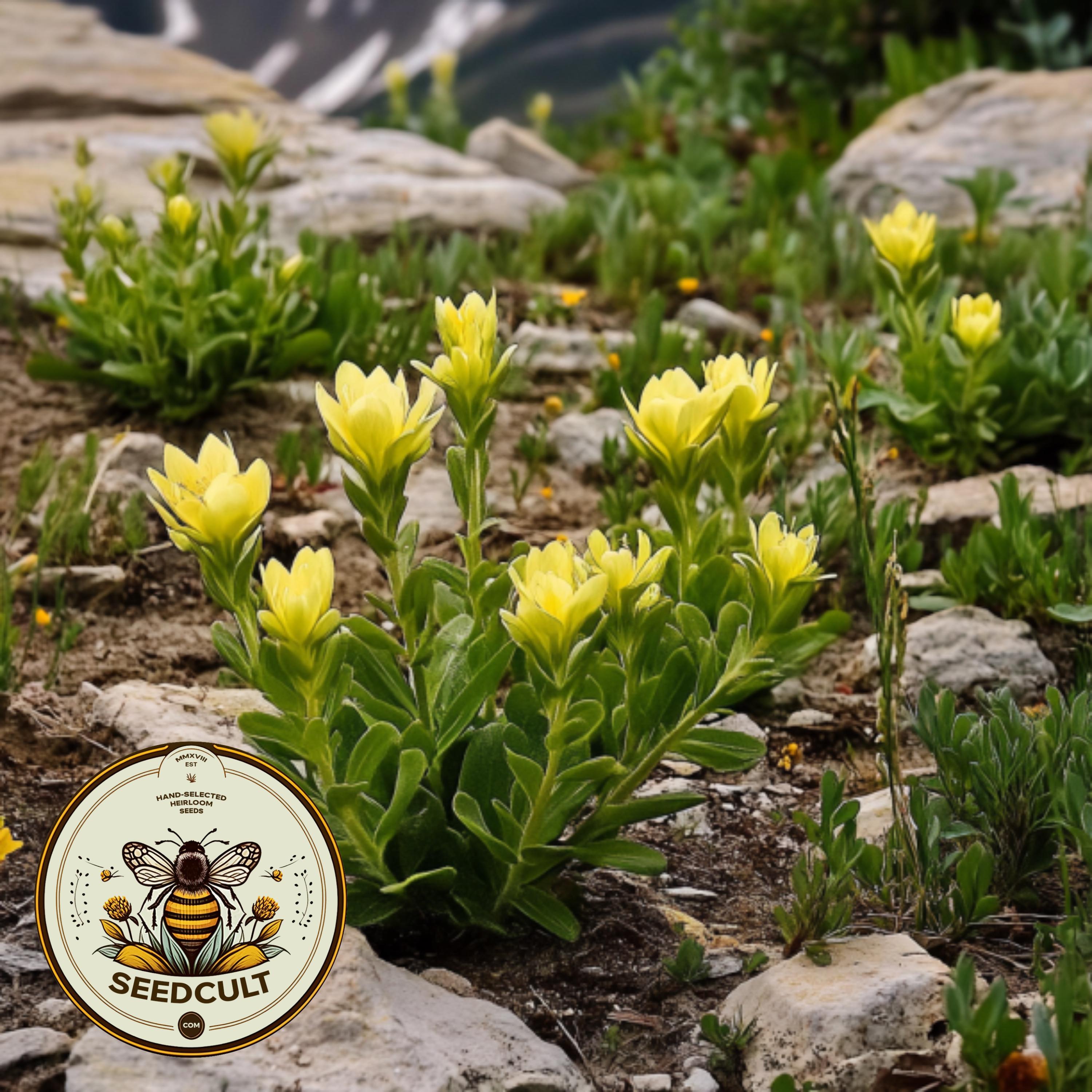 250 Sulfur Indian Paintbrush Seeds, Yellow Indian Paintbrush, Castilleja Sulphurea, CJ0325C