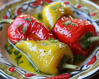 Italian Pepperoncini Pepper Seeds, Capsicum Annuum Friggitello CH1025