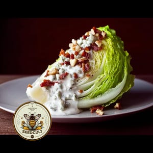 NEW! Iceberg Lettuce Seeds, Bulk Lactuca Sativa LC0825C