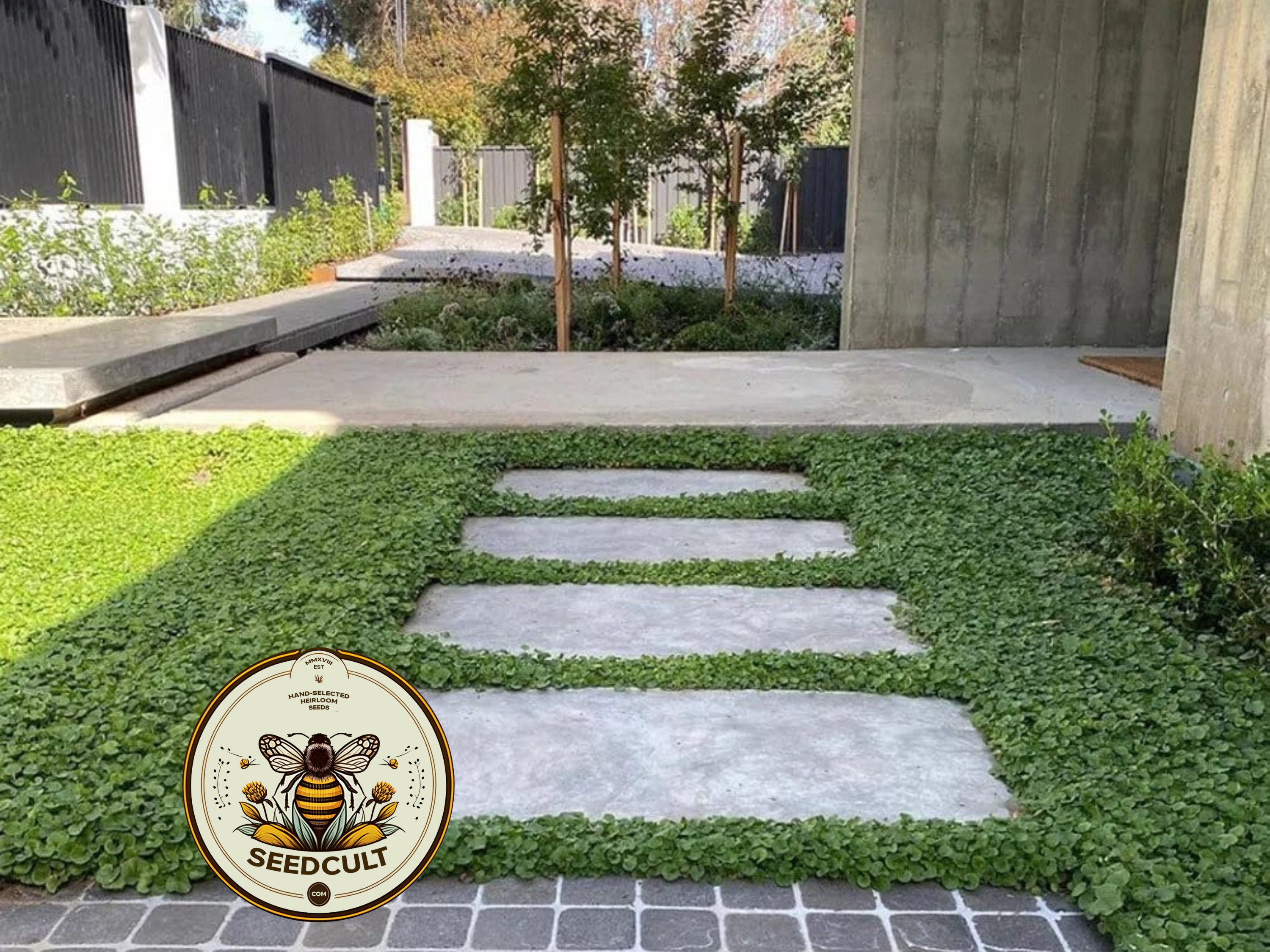 1000 Dichondra Repens Ground Cover Seeds, Lawn Replacement DI011M