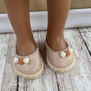 Handmade Genuine Leather Ballet Flats for Paola Reina Dolls – Doll Shoes