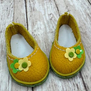 Handmade Genuine Leather Ballet Flats for Paola Reina Dolls – Doll Shoes