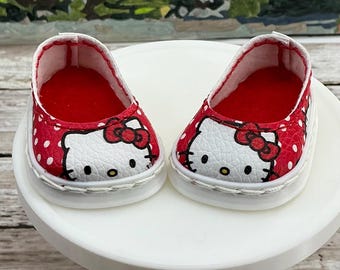 Bailarinas de piel sintética hechas a mano para muñecas Mia de 30 cm y Pippa.