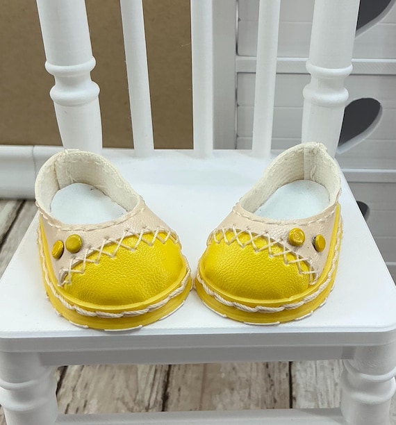 パオラ・レイナ 32cm用ハンドメイドドールシューズ - 合成皮革、3D