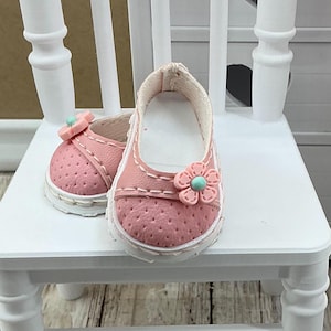 Handmade Doll Shoes for Paola Reina 32 cm – Faux Leather with 3D Printed Soles