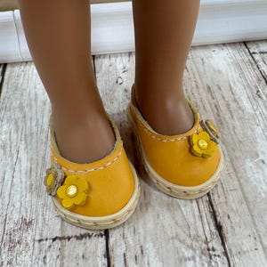 Handmade Genuine Leather Ballet Flats for Paola Reina Dolls – Doll Shoes