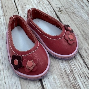 Handmade Genuine Leather Ballet Flats for Paola Reina Dolls – Doll Shoes