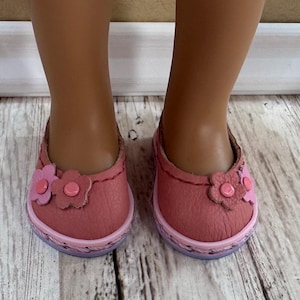 Handmade Genuine Leather Ballet Flats for Paola Reina Dolls – Doll Shoes